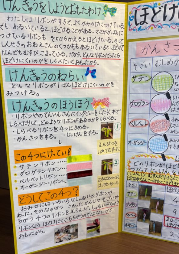 ほどけにくいリボンは どんなリボン?(3/5)