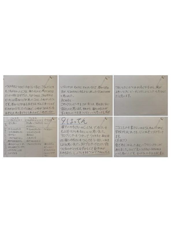 こわくないビーチは どうやってさがせばいいのかな?(7/8)